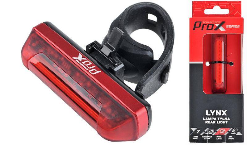Lampa tył PROX LYNX COB LED USB 40 LUMEN