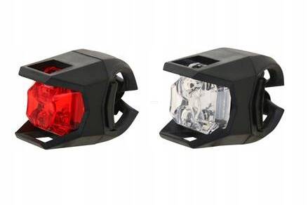 Zestaw lamp diodowych do roweru przód+tył