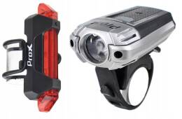 Zestaw lamp rowerowych Prox Ursa Set 300 Lumen USB