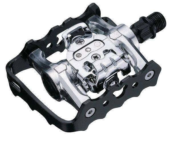 Pedały aluminiowe platforma +SPD OŚ CR-MO VP-X92