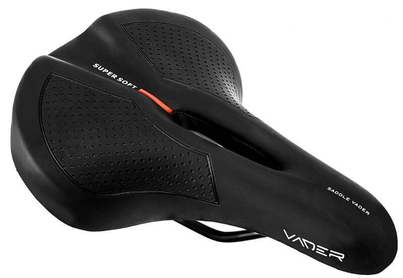 Siodło rowerowe Vader Super Soft z otworem