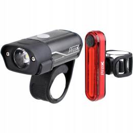 Zestaw lamp rowerowych Prox HYDRA SET 400Lm + WEGA 40Lm USB