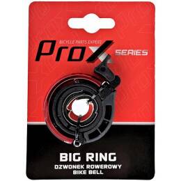 Dzwonek rowerowy aluminiowy Prox czarny Ring L01