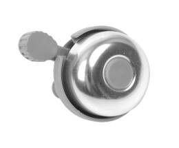 Dzwonek rowerowy aluminiowy srebrny 