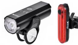Zestaw lamp rowerowych USB Prox Vesta Set 400Lm